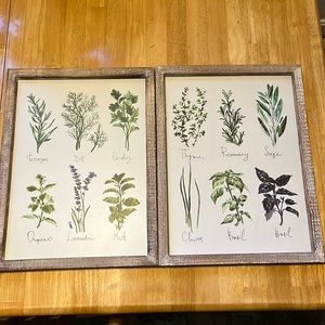 Barnyard Designs Kitchen wall decor, set of 2.